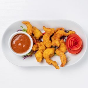 9. Golden Fried Prawns